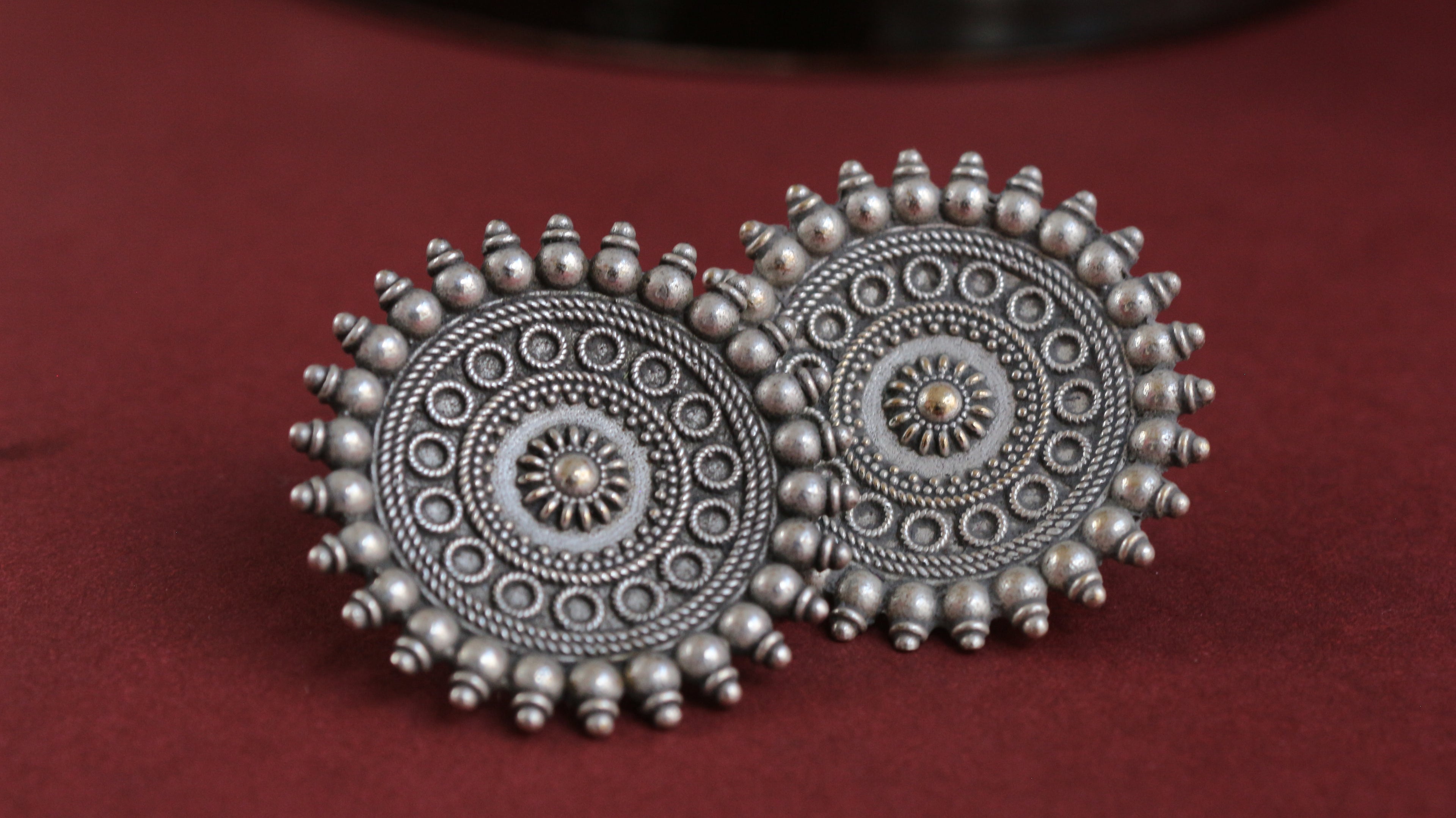 Heritage Mandala Stud Earrings
