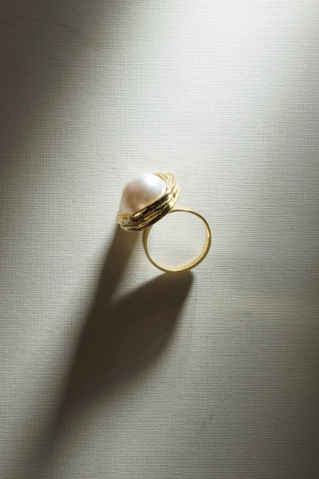 BAROQUE PEARL RING