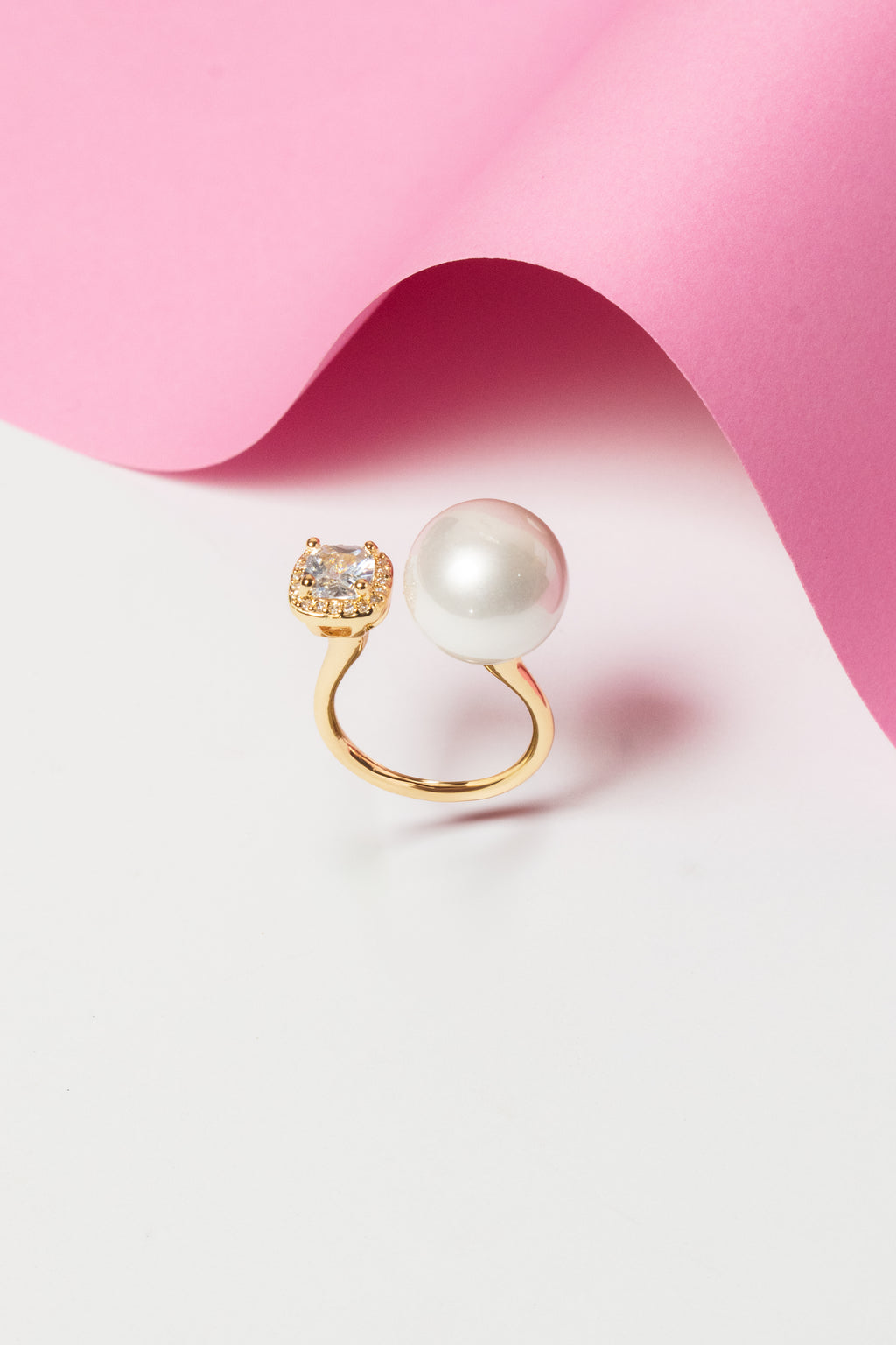LUSTRE DUAL CHARM RING