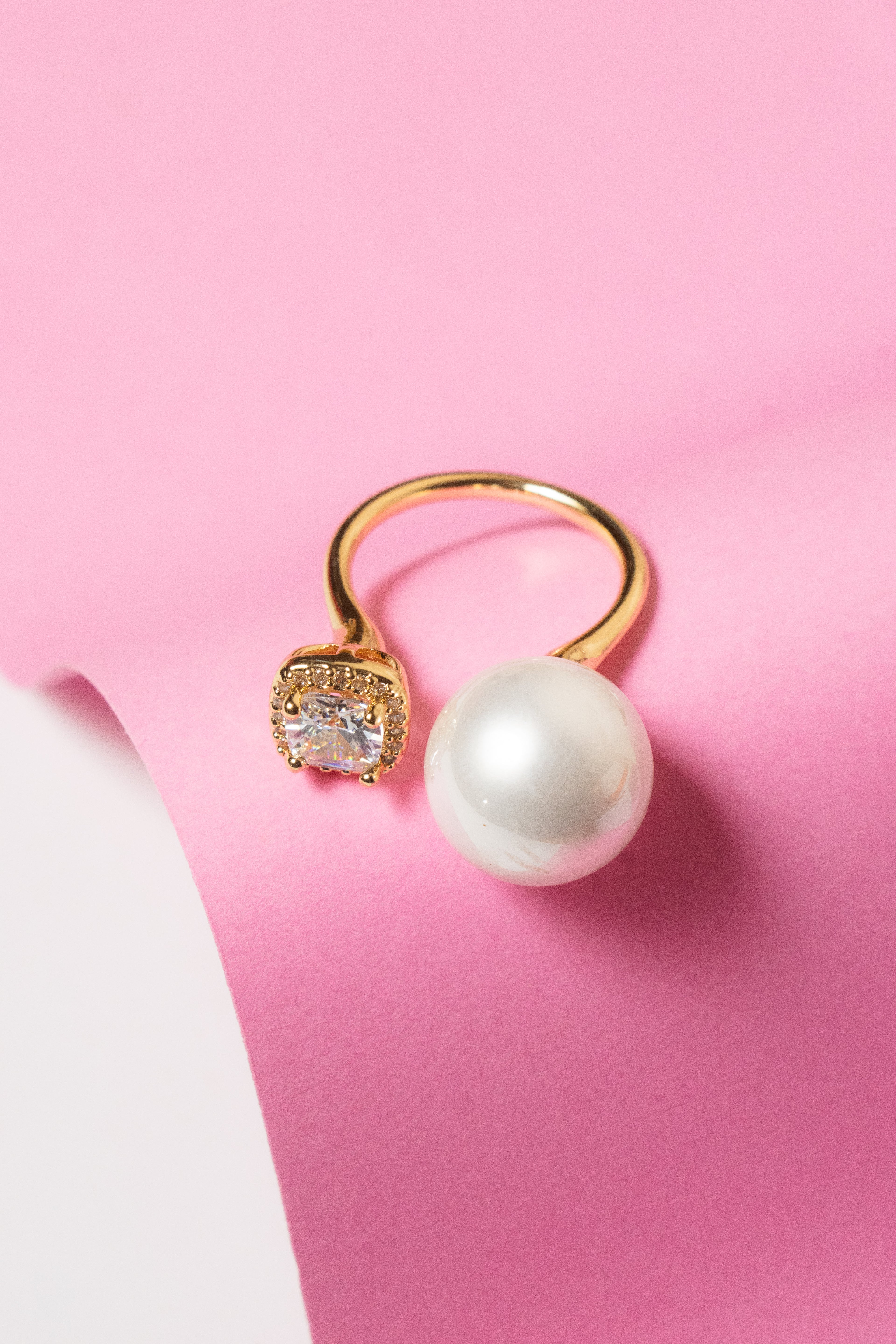 LUSTRE DUAL CHARM RING